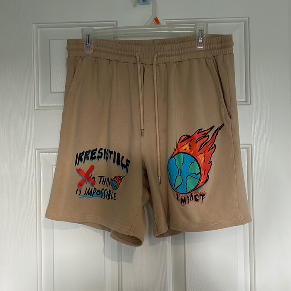 SHEIN Shorts Mens Graphic Basketball Shorts Poshmark